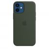 Оригинальный чехол Apple Silicone Case with MagSafe Cyprus Green для iPhone 12 mini (MHKR3)