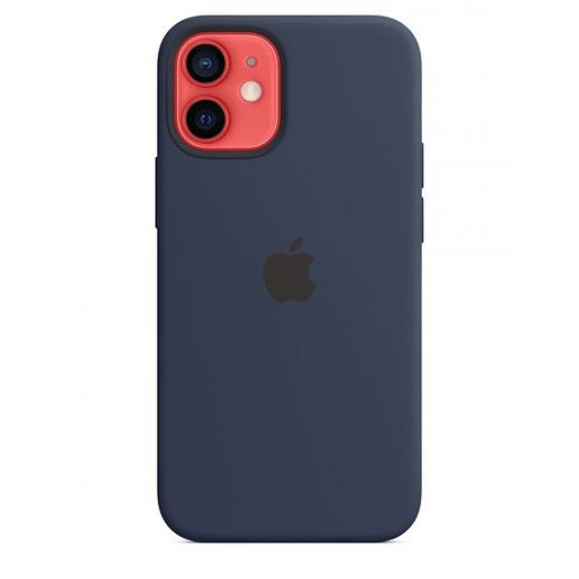 Оригінальний чохол Apple Silicone Case with MagSafe Deep Navy для iPhone 12 mini (MHKU3)
