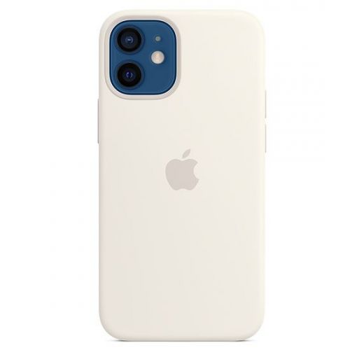 Оригінальний чохол Apple Silicone Case with MagSafe White для iPhone 12 mini (MHKV3)