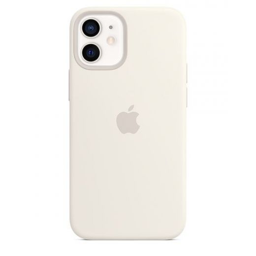 Силиконовый чехол CasePro Silicone Case (High Quality) White для iPhone 12 mini