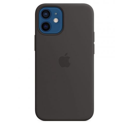 Оригінальний чохол Apple Silicone Case with MagSafe Black для iPhone 12 mini (MHKX3)