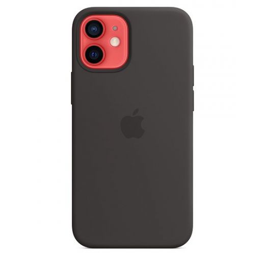 Силиконовый чехол CasePro Silicone Case (High Quality) Black для iPhone 12 mini