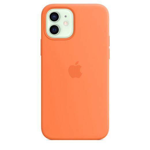 Оригинальный чехол Apple Sillicone Case with MagSafe Kumquat для iPhone 12 | 12 Pro (MHKY3)