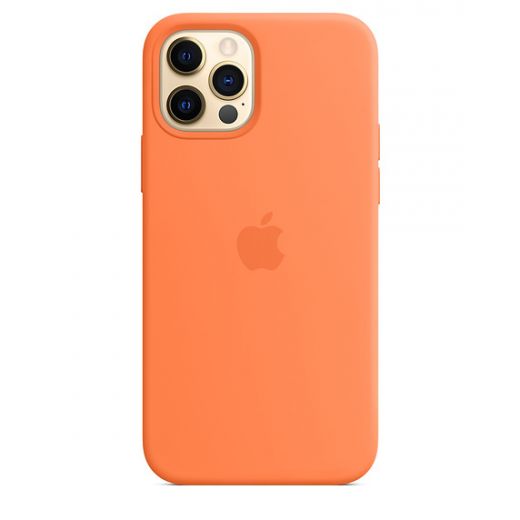 Оригинальный чехол Apple Sillicone Case with MagSafe Kumquat для iPhone 12 | 12 Pro (MHKY3)