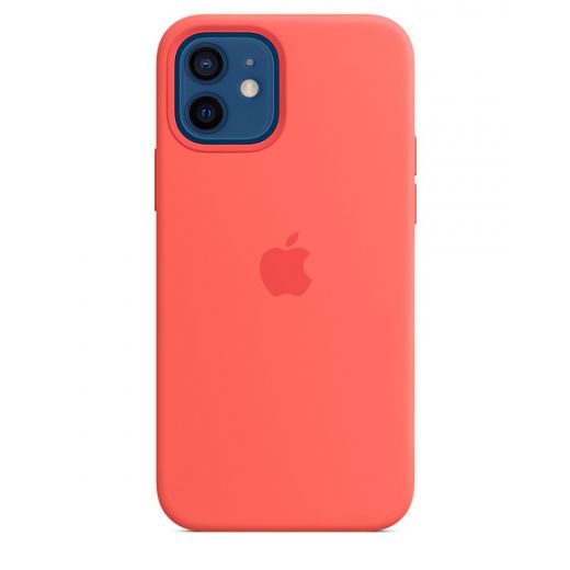 Силіконовий чохол CasePro Sillicone Case (High Quality) Pink Citrus для iPhone 12 | 12 Pro