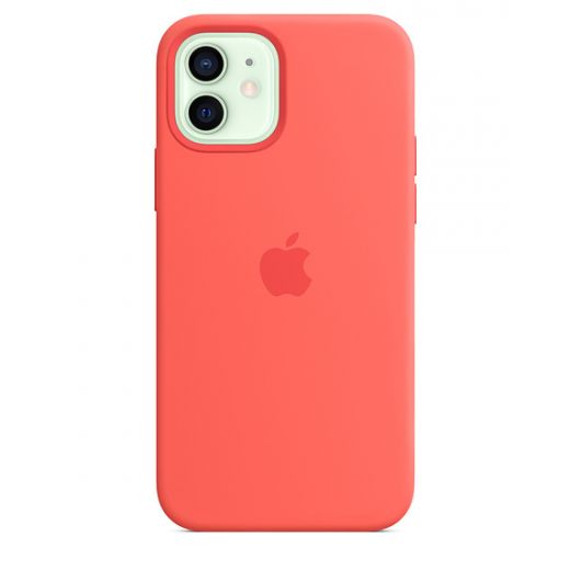 Оригинальный чехол Apple Sillicone Case with MagSafe Pink Citrus для iPhone 12 | 12 Pro (MHL03)