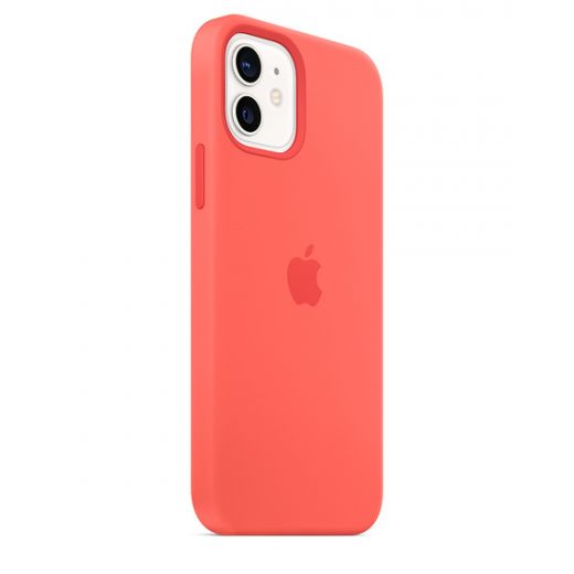 Силіконовий чохол CasePro Sillicone Case with MagSafe Pink Citrus для iPhone 12 | 12 Pro