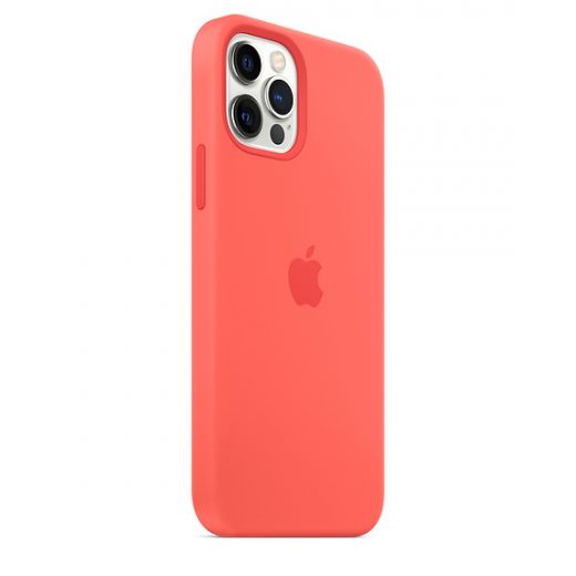 Силиконовый чехол CasePro Sillicone Case (High Quality) Pink Citrus для iPhone 12 | 12 Pro