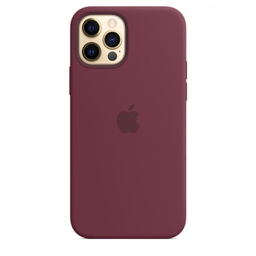 Силиконовый чехол CasePro Sillicone Case (High Quality) Plum для iPhone 12 | 12 Pro