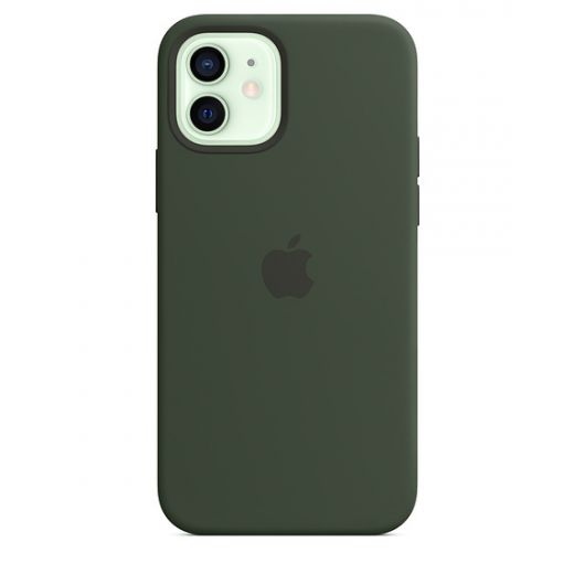 Силиконовый чехол CasePro Sillicone Case with MagSafe Cyprus Green для iPhone 12 | 12 Pro