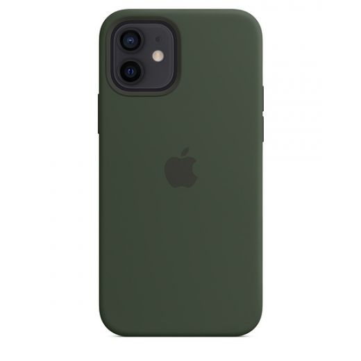 Силиконовый чехол CasePro Sillicone Case with MagSafe Cyprus Green для iPhone 12 | 12 Pro