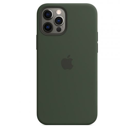 Оригинальный чехол Apple Sillicone Case with MagSafe Cyprus Green для iPhone 12 | 12 Pro (MHL33)