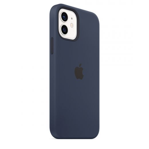 Силиконовый чехол CasePro Sillicone Case with MagSafe Deep Navy для iPhone 12 | 12 Pro