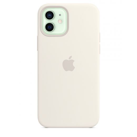 Силиконовый чехол CasePro Sillicone Case (High Quality) White для iPhone 12 | 12 Pro
