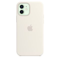 Силиконовый чехол CasePro Sillicone Case with MagSafe White для iPhone 12 | 12 Pro