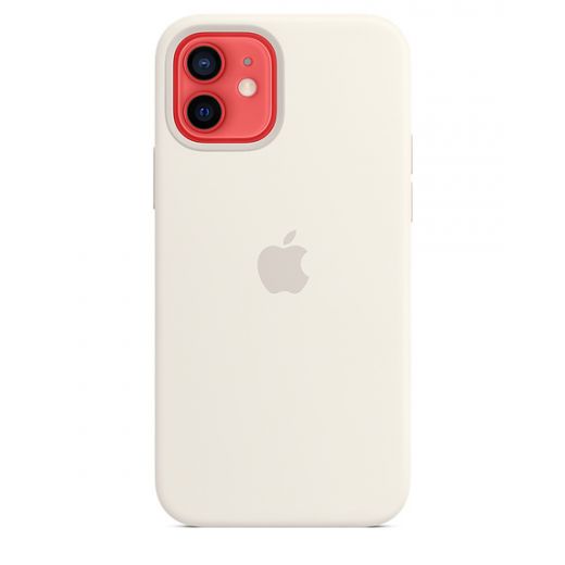 Силиконовый чехол CasePro Sillicone Case (High Quality) White для iPhone 12 | 12 Pro