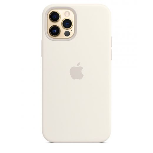 Силиконовый чехол CasePro Sillicone Case (High Quality) White для iPhone 12 | 12 Pro