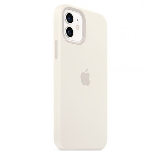 Силиконовый чехол CasePro Sillicone Case (High Quality) White для iPhone 12 | 12 Pro