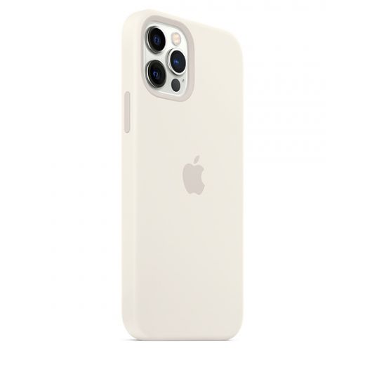 Силиконовый чехол CasePro Sillicone Case (High Quality) White для iPhone 12 | 12 Pro