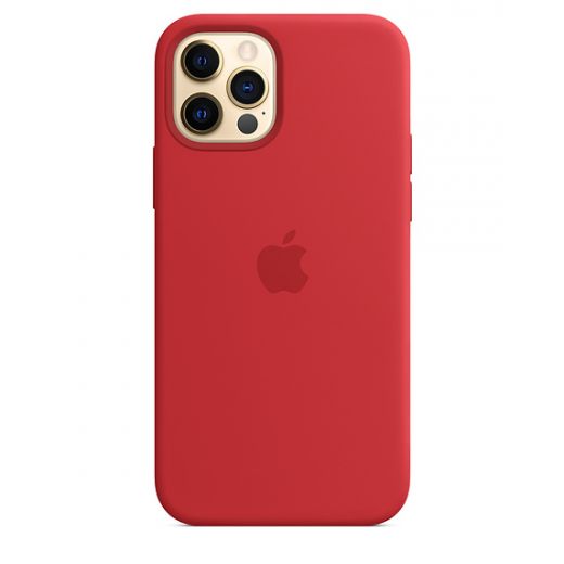 Оригинальный чехол Apple Sillicone Case with MagSafe (PRODUCT)RED для iPhone 12 | 12 Pro (MHL63)