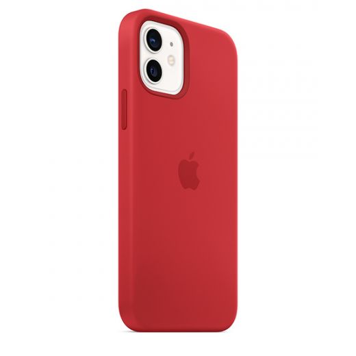 Оригинальный чехол Apple Sillicone Case with MagSafe (PRODUCT)RED для iPhone 12 | 12 Pro (MHL63)