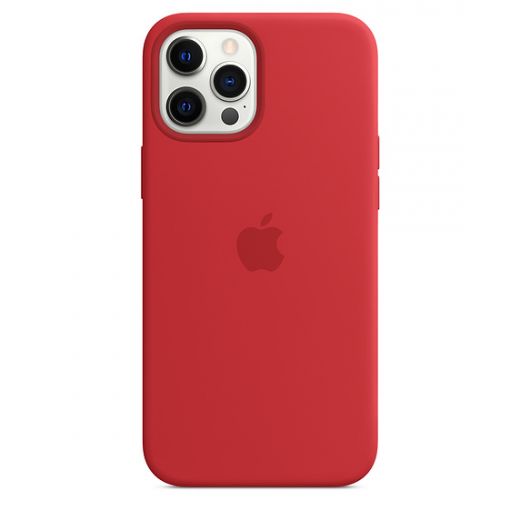 Оригинальный чехол Apple Sillicone Case with MagSafe (PRODUCT)RED для iPhone 12 Pro Max (MHLF3)