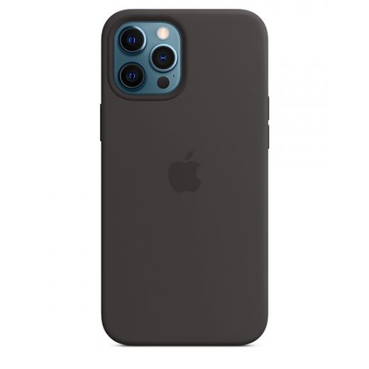 Силиконовый чехол CasePro Sillicone Case (High Quality) Black для iPhone 12 Pro Max