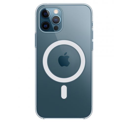 Оригінальний чохол Apple Clear Case with MagSafe для iPhone 12 | 12 Pro (MHLM3)