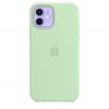 Оригінальний чохол Apple Sillicone Case with MagSafe Pistachio для iPhone 12 | 12 Pro (MK003)