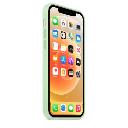 Оригинальный чехол Apple Sillicone Case with MagSafe Pistachio для iPhone 12 | 12 Pro (MK003)