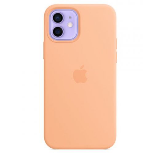 Оригинальный чехол Apple Sillicone Case with MagSafe Cantaloupe для iPhone 12 | 12 Pro (MK023)