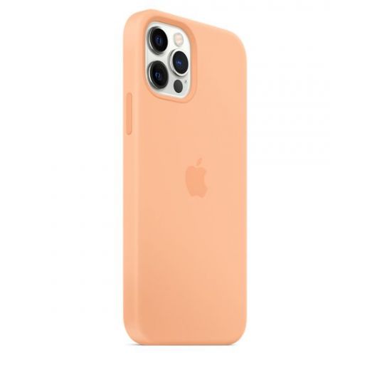 Оригинальный чехол Apple Sillicone Case with MagSafe Cantaloupe для iPhone 12 | 12 Pro (MK023)