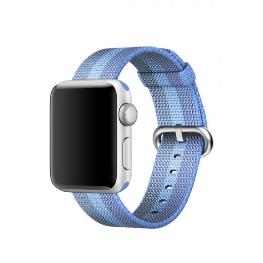 Ремешок Apple Watch Woven Nylon Band 38/40mm Navy/Tahoe Blue (MPVX2)