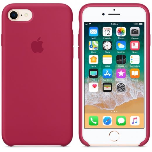 Чехол Apple Silicone Case Rose Red (MQGT2) для iPhone 8/7