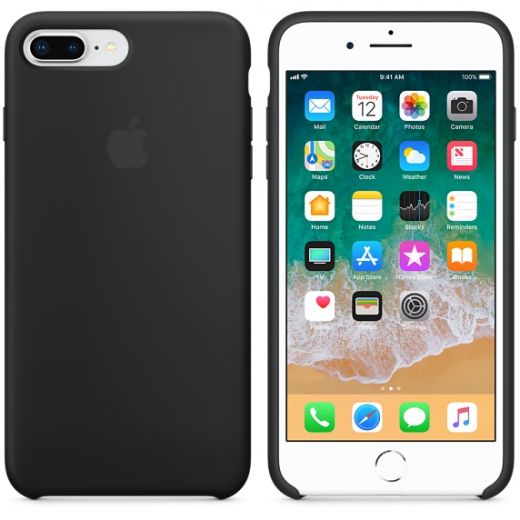 Чохол Apple Silicone Case Black (MQGW2) для iPhone 8 Plus / 7 Plus