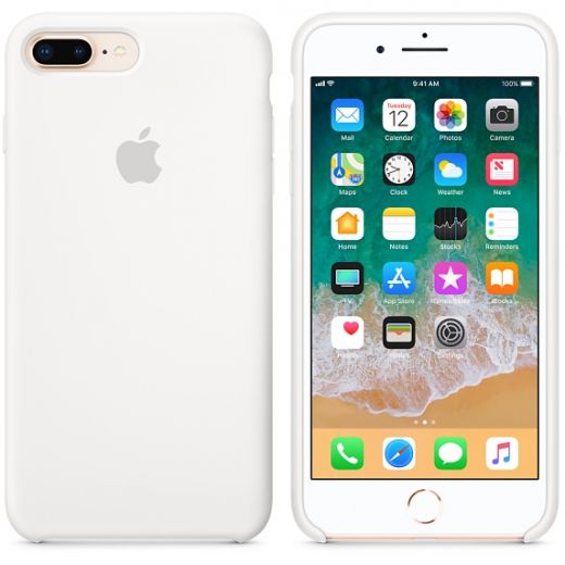 Чохол Apple Silicone Case White (MQGX2) для iPhone 8 Plus / 7 Plus