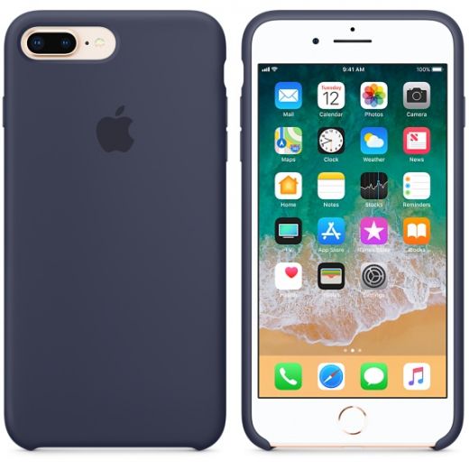 Чехол Apple Silicone Case Midnight Blue (MQGY2) для iPhone 8 Plus / 7 Plus