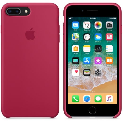 Чехол Apple Silicone Case Rose Red (MQH52) для iPhone 8 Plus / 7 Plus