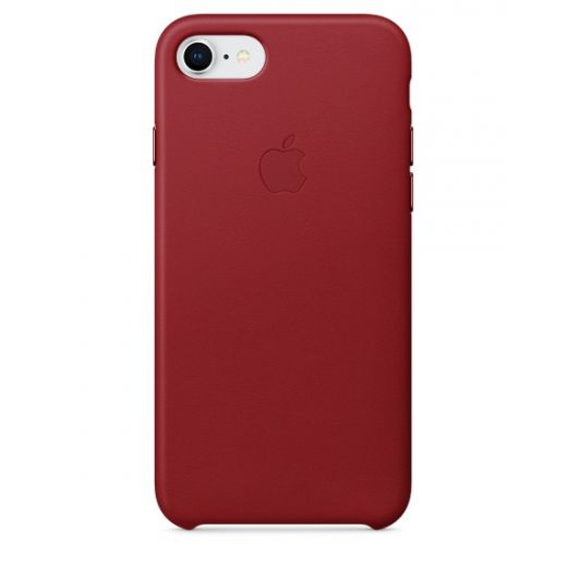 Чехол Apple Leather Case (PRODUCT) Red (MQHA2) для iPhone 8/7