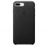 Чехол Apple Leather Case Black (MQHM2) для iPhone 8 Plus / 7 Plus