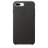 Чехол Apple Leather Case Charcoal Gray (MQHP2) для iPhone 8 Plus / 7 Plus