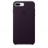 Чохол Apple Leather Case Dark Aubergine (MQHQ2) для iPhone 8 Plus / 7 Plus