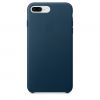 Чехол Apple Leather Case Cosmos Blue (MQHR2) для iPhone 8 Plus / 7 Plus