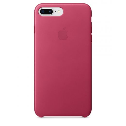 Чохол Apple Leather Case Pink Fuchsia (MQHT2) для iPhone 8 Plus / 7 Plus