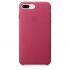 Чехол Apple Leather Case Pink Fuchsia (MQHT2) для iPhone 8 Plus / 7 Plus