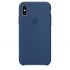 Чехол Apple Silicone Case Blue Cobalt (MQT42) для iPhone X Чехол Apple Silicone Case Blue Cobalt (MQT42) для iPhone X