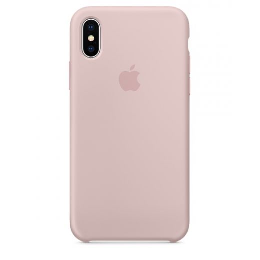 Чехол Apple Silicone Case Pink Sand (MQT62) для iPhone X