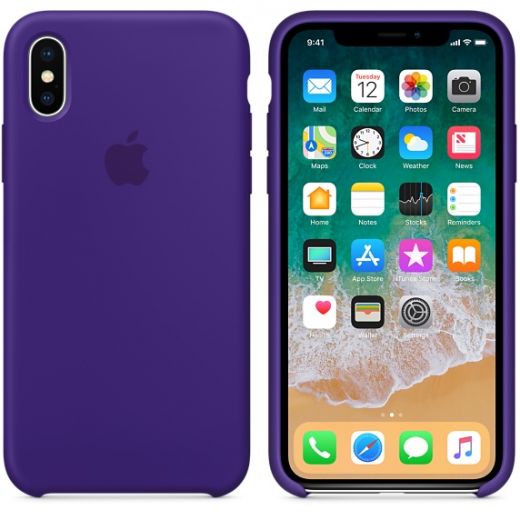 Чехол Apple Silicone Case Ultra Violet (MQT72) для iPhone X