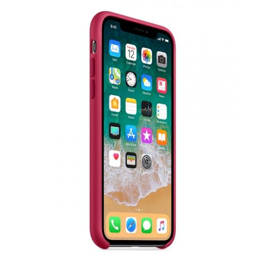 Чохол Apple Silicone Case Rose Red (MQT82) для iPhone X