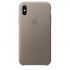 Чехол Apple Leather Case Taupe (MQT92) для iPhone X Чехол Apple Leather Case Taupe (MQT92) для iPhone X